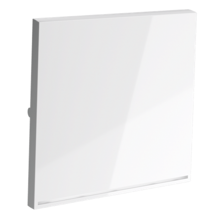 VLS000201 Клавиша для выключателя/переключателя одноклавишного с подсветкой, S70 (белый глянцевый). (ТМ Maytoni)