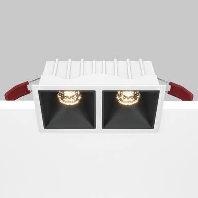 Встраиваемый светильник Alfa LED 3000K 2x10Вт 36° Dim Triac, DL043-02-10W3K-D-SQ-WB. TM Maytoni