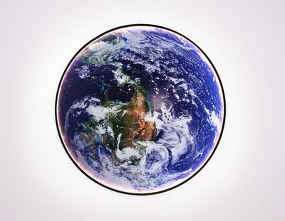 Светильник светодиодный настенно-потолочный FW11133 BK черный 25W LED 3000-6400K D400*38