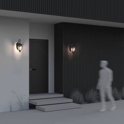 Настенный светильник (бра) Fleur E27х1, IP44, O414WL-01BZ. TM Maytoni