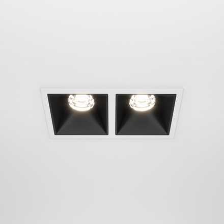 Встраиваемый светильник Alfa LED 4000K 2x10Вт 36° Dim Triac, DL043-02-10W4K-D-SQ-WB. TM Maytoni