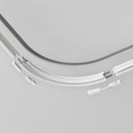 Коннектор радиусный R300 Exility встраиваемый под ГКЛ 9,5мм, белый, TRA044-angle-W. TM Maytoni