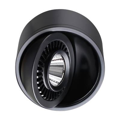 358812 OVER NT21 219 черный Светильник накладной светодиодный IP20 LED 9W 770Лм 4000K 220V GESSO