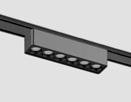 Светильник светодиодный трековый для шинопровода Magnetic Ultra Slim GV1403 BK черный IP20 6W 4200K 48V 24° 122*26*24