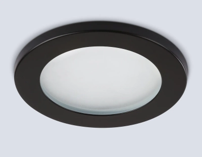 Светильник встраиваемый TN6632 BK черный IP44 GX53 D100*60