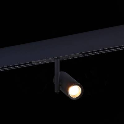 ST808.436.08 Магнитный трековый светильник Черный LED 1*8W 3000K 500Lm Ra&gt;90 36° IP20 D42xH135 48VV