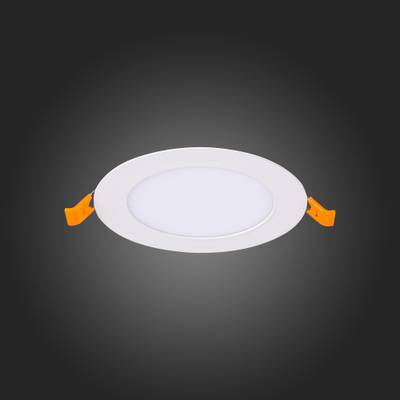 ST209.538.06 Св-к встр. Белый LED 1*6W 3000K 330Lm Ra80 110° IP20 D120xH8 90-265V