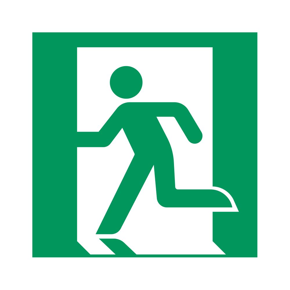 Пиктограмма EMGP-MARK-M-LEFT (Человек, движение влево) (Arlight, Пластик)