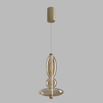 Светильник подвесной Crystal Lux QUASAR SP10W LED AMBER 3790/210