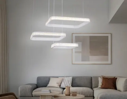 Потолочный светодиодный светильник с пультом FA6165 WH белый 131W 720*500*900 (ПДУ РАДИО 2.4)