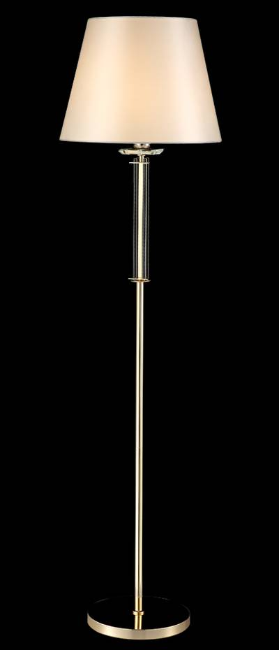 Торшер Crystal Lux NICOLAS PT1 GOLD/WHITE 3401/601