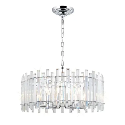 Citilux Ингвар CL334181 Люстра подвесная хрустальная Хром