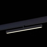 ST802.436.12 Магнитный трековый светильник Черный LED 1*12W 3000K 700Lm Ra>90 120° IP20 L405xW22,5xH92 48VV