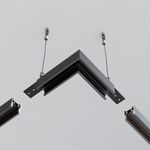 Коннектор угловой Exility накладной низкопрофильный, TRAM034CL-41B. TM Maytoni