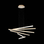 SL394.223.06 Светильник подвесной ST-Luce Матовое золото/Белый LED 6*16,6W 4000K