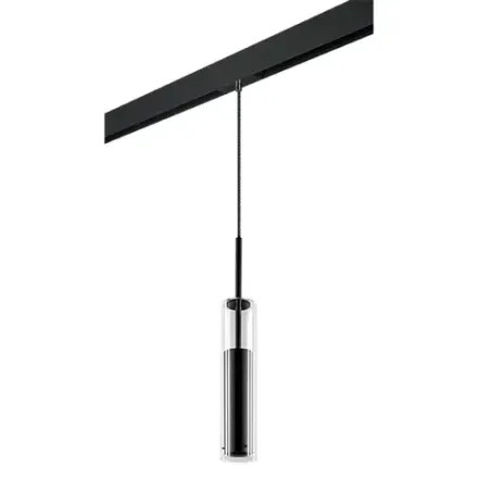 PRO756017 Светильник д/1-фазн трека CILINO 1х40W GU10 МАТОВЫЙ ЧЕРНЫЙ (756017+595007) Lightstar