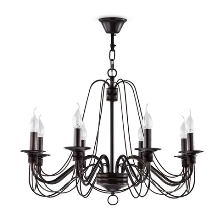 Люстра Velia FR2046-PL-08-BR, E14х8. TM Maytoni