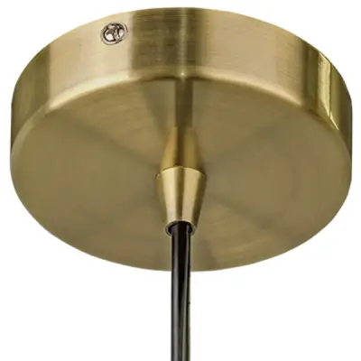 798021 Люстра GENNI 1х40W E27 ЛАТУНЬ/ПРОЗРАЧНЫЙ Lightstar