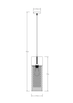 Подвесной светильник Arte Lamp CASTELLO A7068SP-1BK, 1хE27