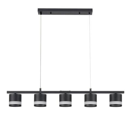 8240/5 COMFI LN26 240 черный, металл/акрил Светильник подвесной LED GX53 5*7W 220V LANIKA