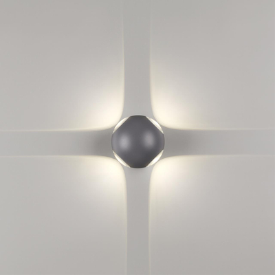 358464 STREET NT20 377 темно-серый Ландшафтный настенный св-ник IP54 LED 4000K 12W 85-265V CALLE