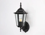 Светильник уличный настенный ST2010 BK/CL черный/прозрачный IP54 E27 max 40W 360*150*210