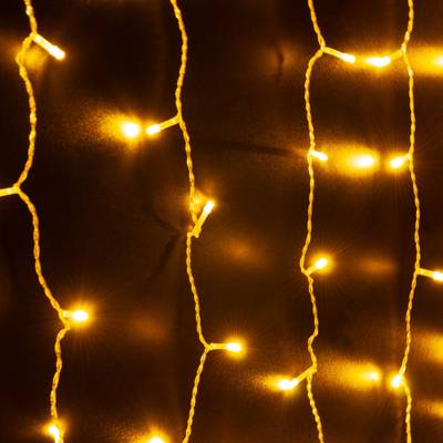 Светодиодная гирлянда занавес теплый белый 2*3м IP20 200-002 теплый белый, LED