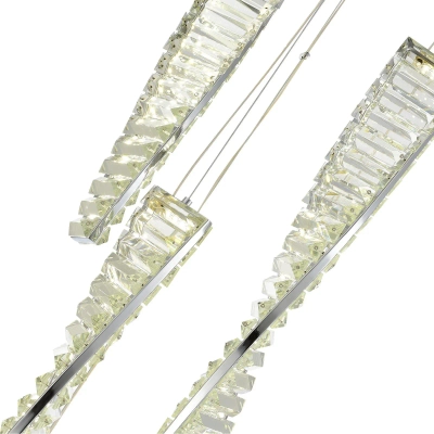 SL6205.103.05 Светильник подвесной ST-Luce Хром/Прозрачный LED 1*55W 3000K