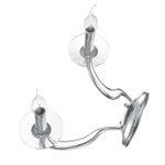 8034/2W CLASSI LN26 металл/стекло, хром/прозрачный Бра E14 2*40W 220V INCANTO