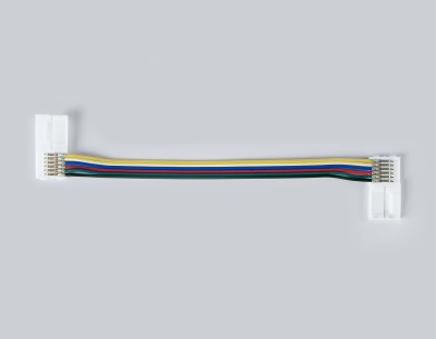 Соединитель гибкий двухсторонний для светодиодной ленты 5050 12/24V (6 конт.) 150 мм GS7851 (5шт)
