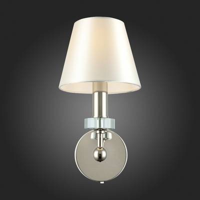 SL1755.151.01 Светильник настенный ST-Luce Никель/Белый E14 1*40W
