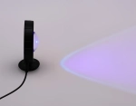 Атмосферная светодиодная настольная лампа с пультом DE8383 BK черный LED RGB 3W (ПДУ RGB)