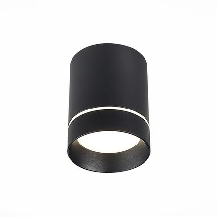 ST115.442.07 Светильник потолочный Черный LED 1*7W 4000K 490Lm Ra&gt;90 120° IP20 D79xH100 170-240V