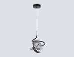 Светильник подвесной LH15001 BK/SM черный/дымчатый G9 max 40W D190*1400