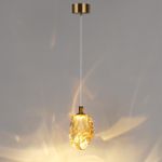 7111/4LC L-VISION ODL25 Подвесной светильник  бронзовый/янтарное стекло/металл IP20 LED 4W 300Лм 3000K 200° 220V GEMME