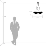 801124 Люстра SFERETTA 12х40W G9 ХРОМ/БЕЛЫЙ Lightstar