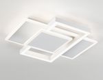 Светильник светодиодный потолочный FA1021/3 WH белый 50W 3000K-6400K 380*345*75 (ПДУ ИК)