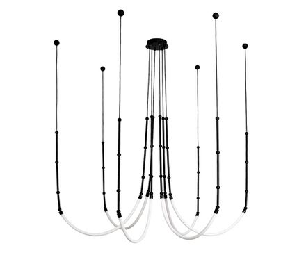 08060-6A,19 Люстра Бофорт черный d150 h160 Led 100W (4000K)