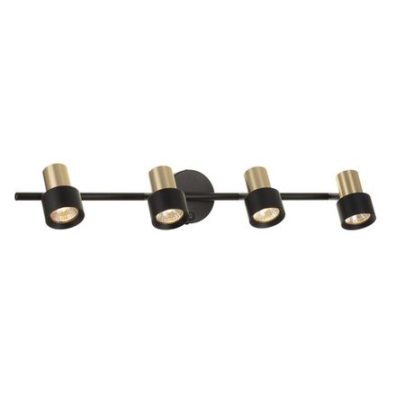 Citilux SAT CL505641 Спот поворотный с выключателем Чёрный+Золото