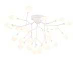 Потолочная люстра TR3011/27 WH/FR белый/матовый G4*27 max 20W D730*430 (лампы LED G4 1.5W 4200K в комплекте)