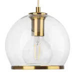 729611 Бра SFERICO 1х40W E27 ЛАТУНЬ/ПРОЗРАЧНЫЙ Lightstar