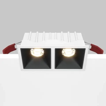 Встраиваемый светильник Альфа / Alfa LED 20 Вт 3000 К 36° с функцией диммирования, DL043-02-10W3K-D-SQ-WB. TM Maytoni