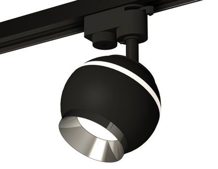 Комплект трекового светильника XT1102003 SBK/PSL черный песок/серебро полированное GU5.3 LED 3W 4200K (A2521, C1102, N7032)