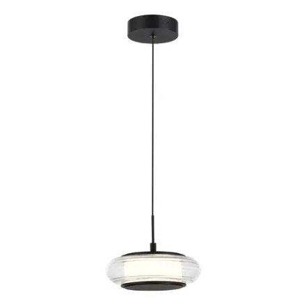 SL6239.403.01 Светильник подвесной ST-Luce черный/прозрачный LED 1*7W 3000K