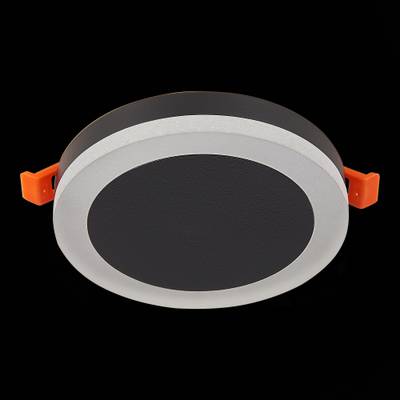 ST104.442.06 Светильник потолочный Черный LED 1*6W 4000K 468Lm Ra&gt;80 120° IP20 D110xH20 170-240V