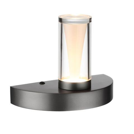 7143/5WL HIGHTECH ODL26 513 светильник темный никель/акрилл/металл IP20 LED 5W 402Лм 3000K 180° 220V DEFANCE