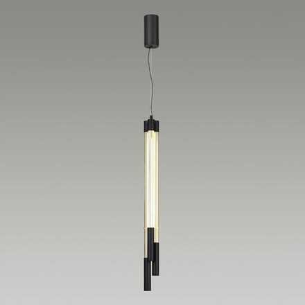 4393/30L HIGHTECH ODL24 143 металл/черный/акрил Подвесной светильник IP20 LED 30W 1400Лм 3000K 220V ANTA