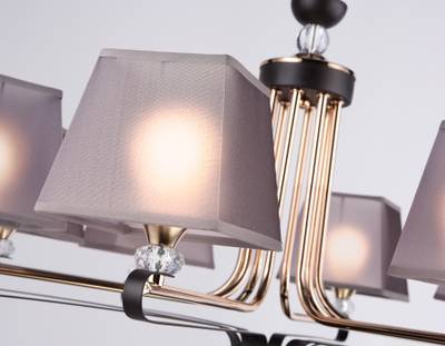 Светильник подвесной TR4618/8 CF/FGD кофе/золото E27/8 max 40W D760*810