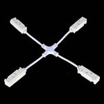 ST006.569.00 Ввод питания X-образный для магнитного шинопровода ST-Luce Белый