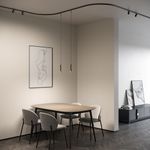 Mini Magnetic Шинопровод накладной Round черный Ø1200 мм 85168/00